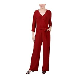 NY Collection Light Burgundy Women's Jumpsuit - NEW - Retail $70.  Petite XL